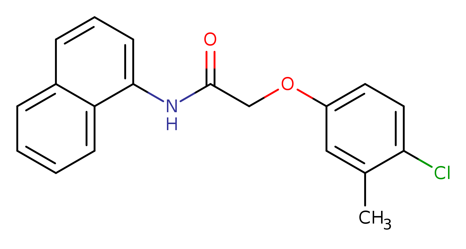 2-(4-chloro-3-methylphenoxy)-N-(1-naphthyl)acetamide