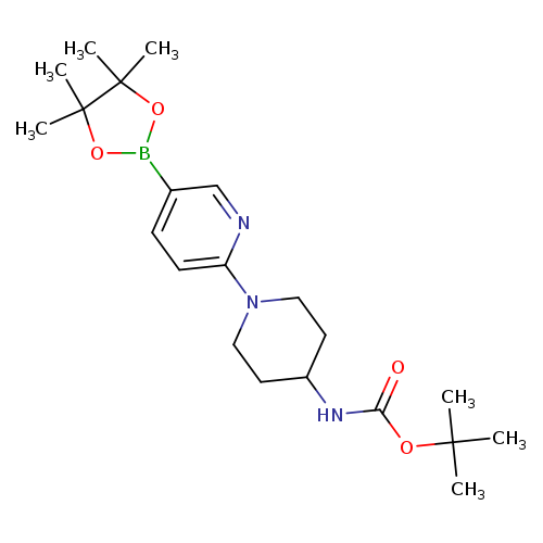Carbamic acid, n-[1-[5-(4,4,5,5-tetramethyl-1,3,2-dioxaborolan-2-yl)-2-pyridinyl]-4-piperidinyl]-, 1,1-dimethylethyl ester