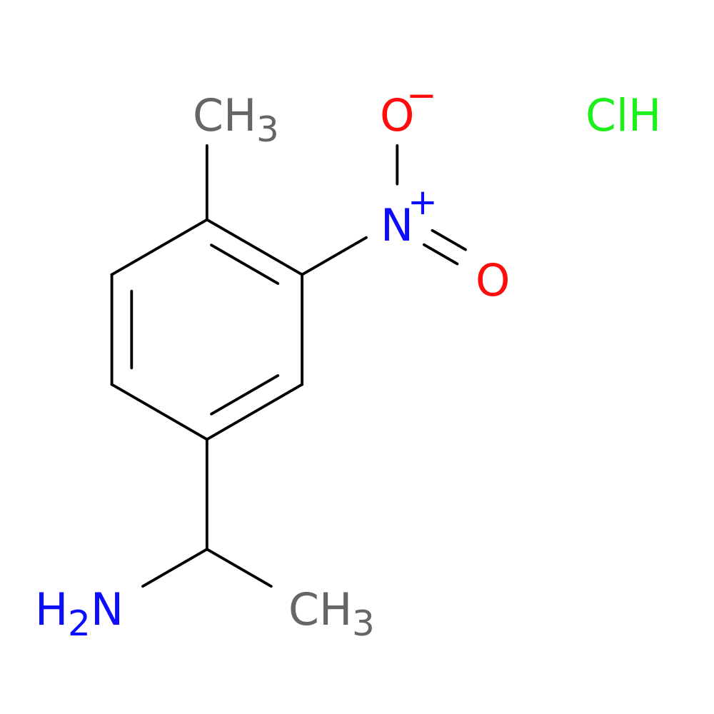 1-(4-methyl-3-nitrophenyl)ethan-1-amine hydrochloride