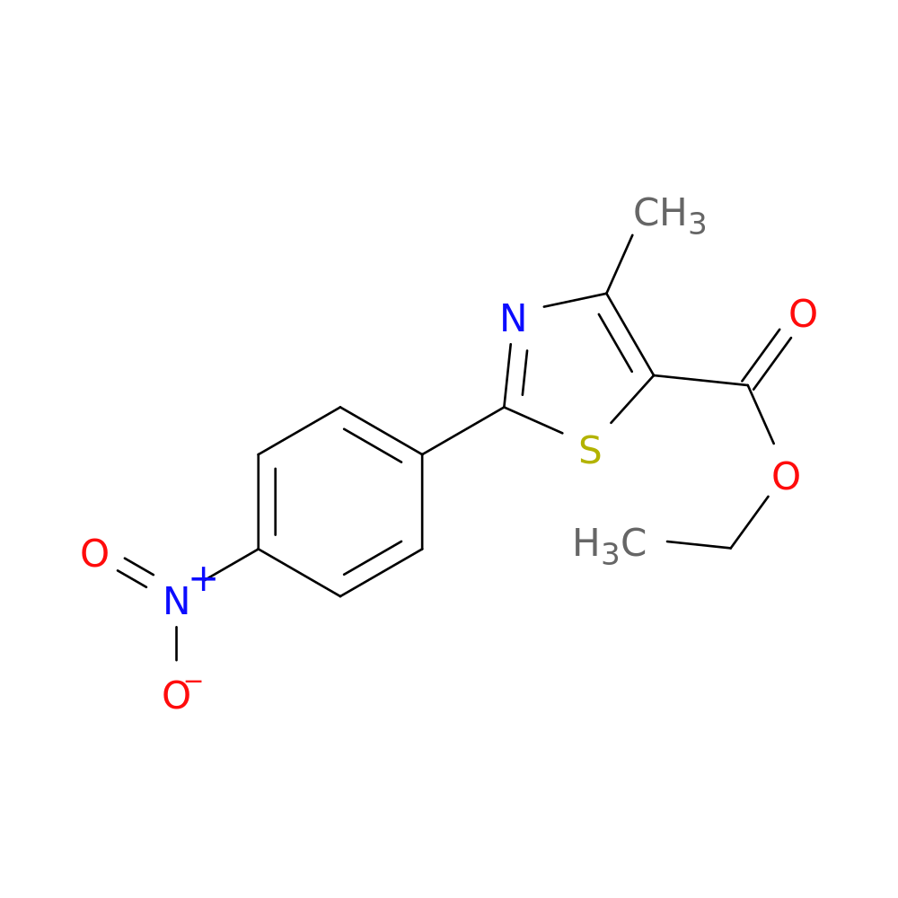 Ethyl 4-methyl-2-(4-nitrophenyl)thiazole-5-carboxylate
