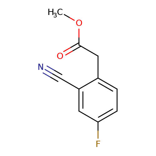 Methyl 2-(2-cyano-4-fluorophenyl)acetate