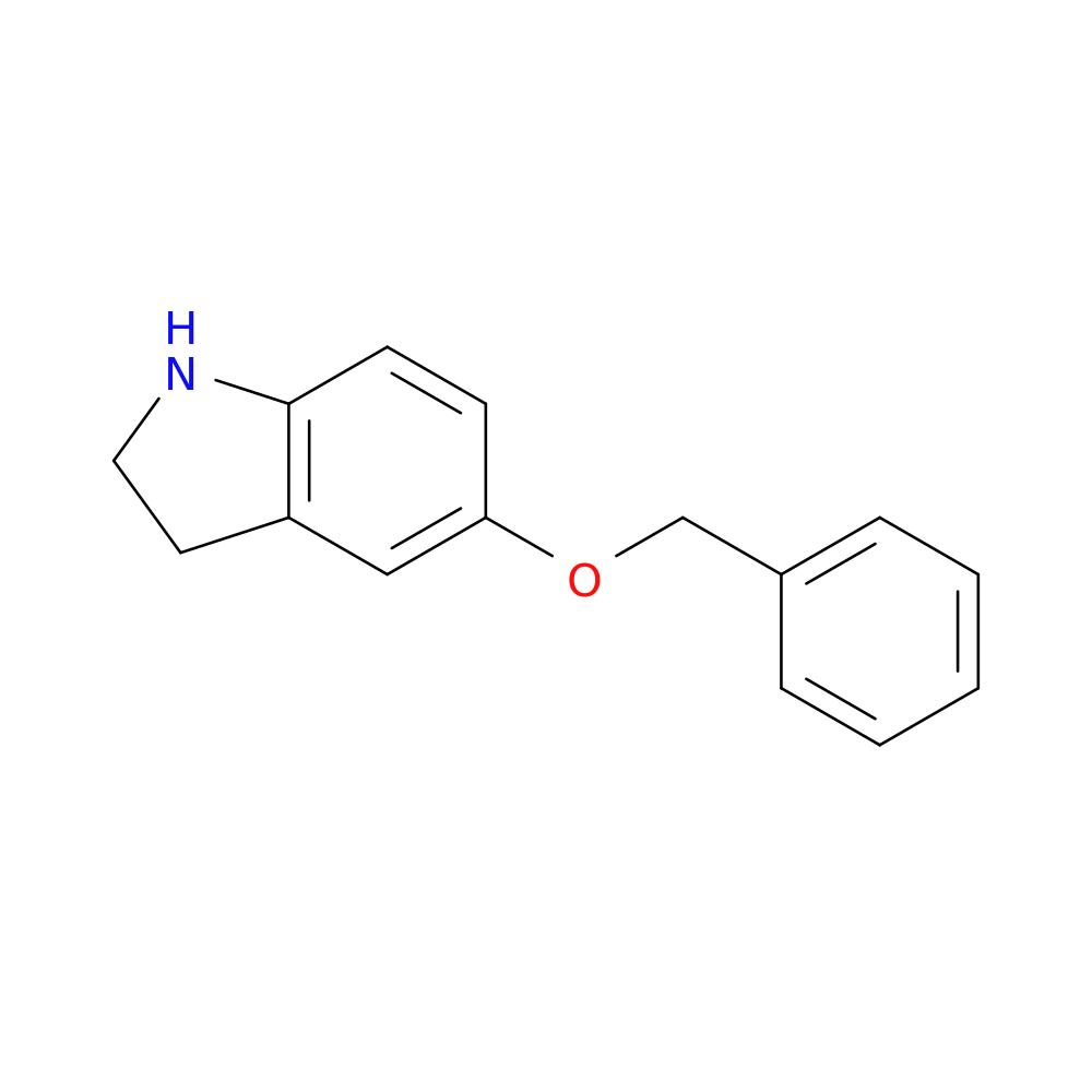 5-Benzyloxy-2,3-dihydro-1H-indole