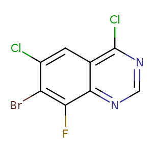 7-bromo-4,6-dichloro-8-fluoroquinazoline