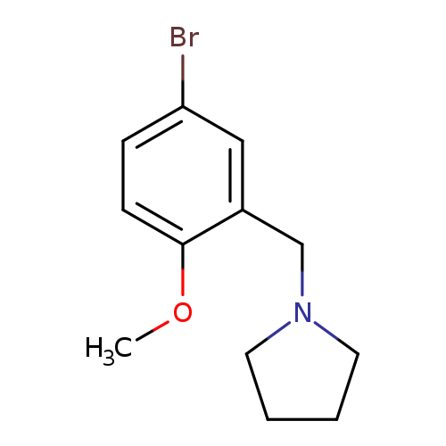 1-(5-Bromo-2-methoxy-benzyl)-pyrrolidine