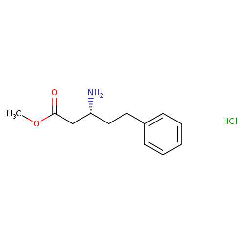 methyl (3R)-3-amino-5-phenylpentanoate hydrochloride