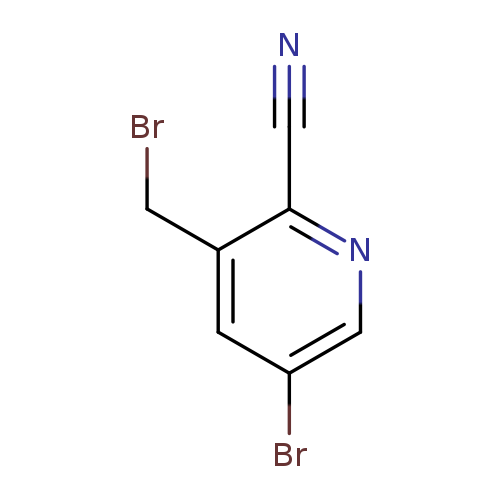 5-bromo-3-(bromomethyl)pyridine-2-carbonitrile