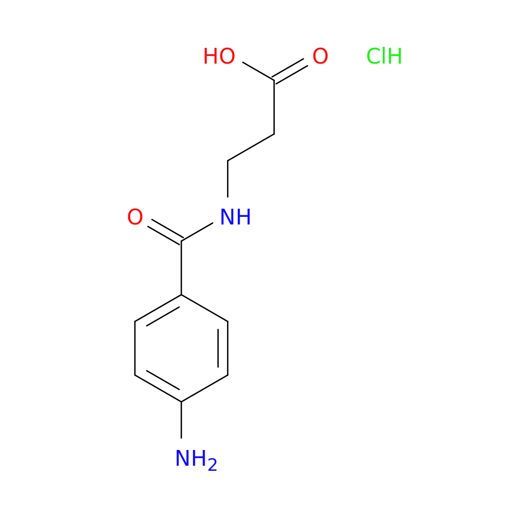 3-[(4-aminophenyl)formamido]propanoic acid hydrochloride