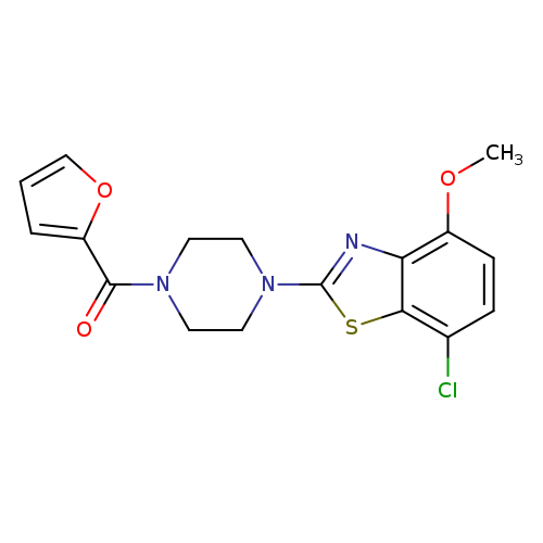 7-chloro-2-[4-(furan-2-carbonyl)piperazin-1-yl]-4-methoxy-1,3-benzothiazole
