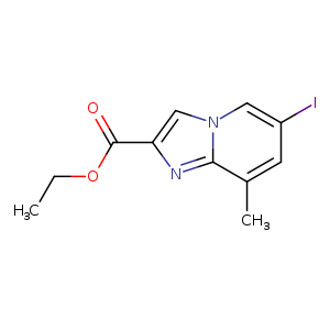 ethyl 6-iodo-8-methylimidazo[1,2-a]pyridine-2-carboxylate