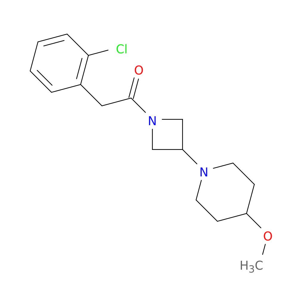 2-(2-chlorophenyl)-1-[3-(4-methoxypiperidin-1-yl)azetidin-1-yl]ethan-1-one