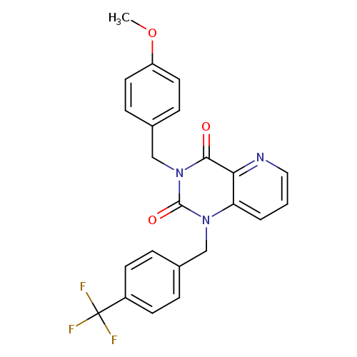 3-[(4-methoxyphenyl)methyl]-1-{[4-(trifluoromethyl)phenyl]methyl}-1H,2H,3H,4H-pyrido[3,2-d]pyrimidine-2,4-dione
