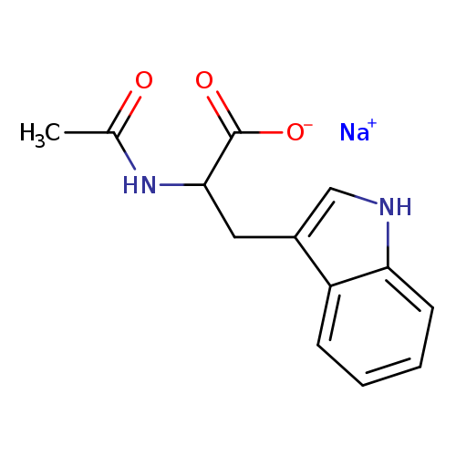 sodium N-acetyl-DL-tryptophanate