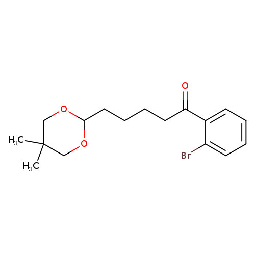 2'-Bromo-5-(5,5-dimethyl-1,3-dioxan-2-yl)valerophenone