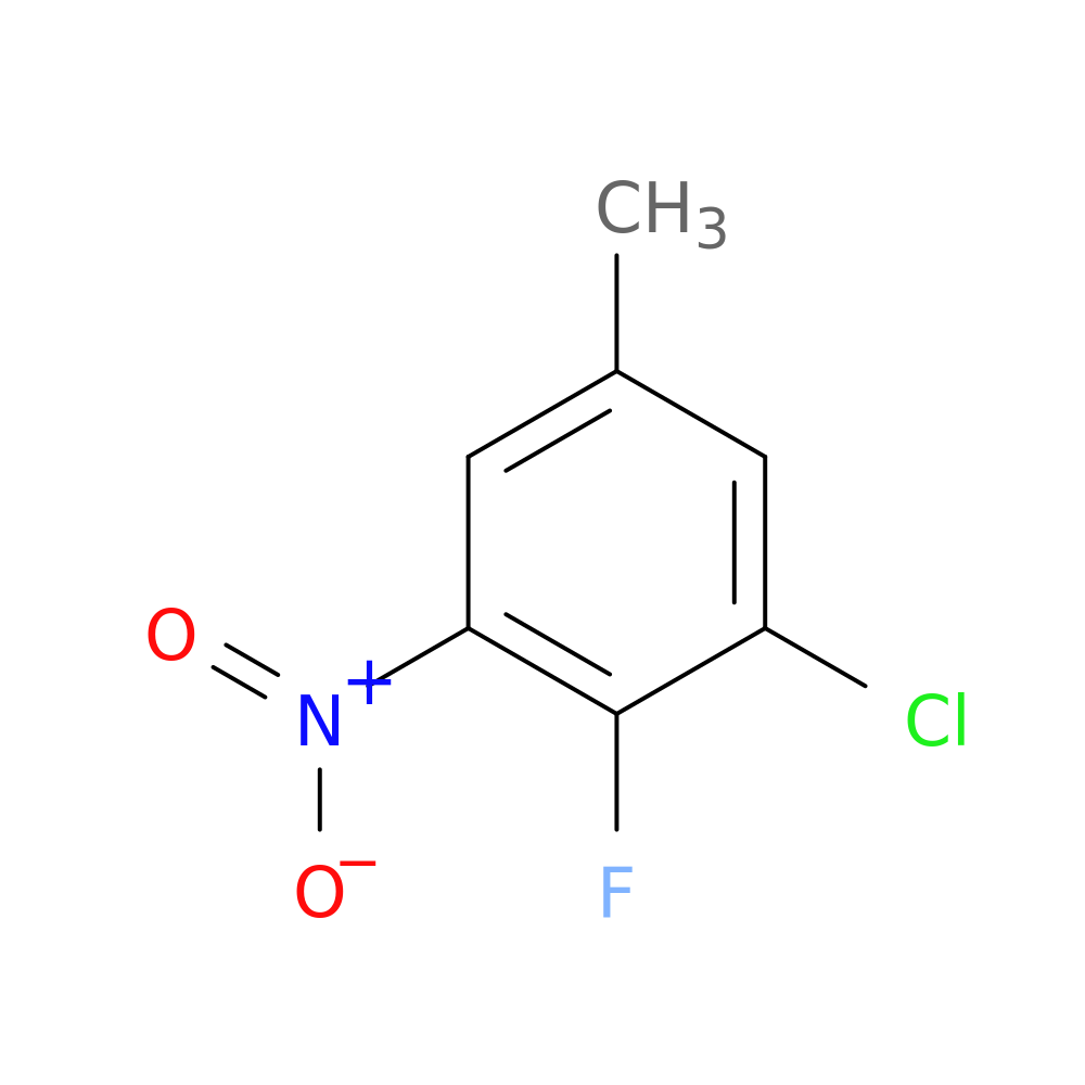 Benzene, 1-chloro-2-fluoro-5-methyl-3-nitro-