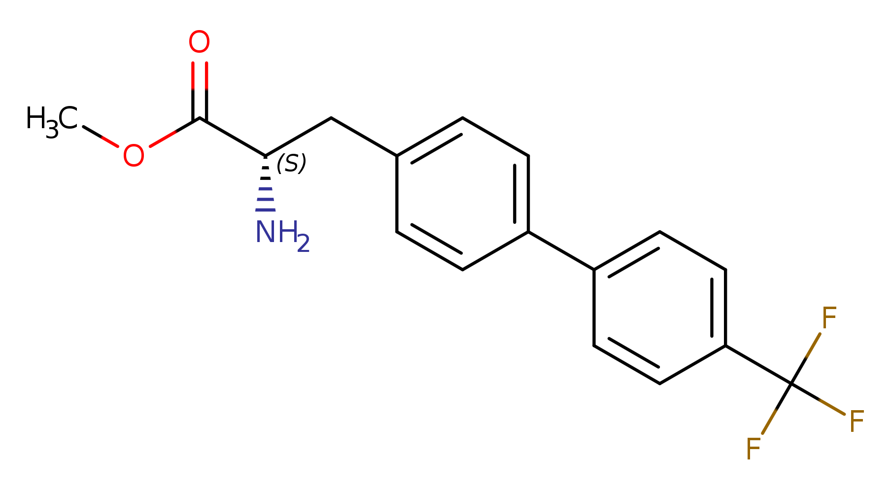 (S)-Methyl 2-amino-3-(4'-(trifluoromethyl)-biphenyl-4-yl)propanoate hydrochloride