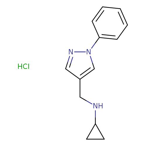 N-((1-Phenyl-1H-pyrazol-4-yl)methyl)cyclopropanamine hydrochloride