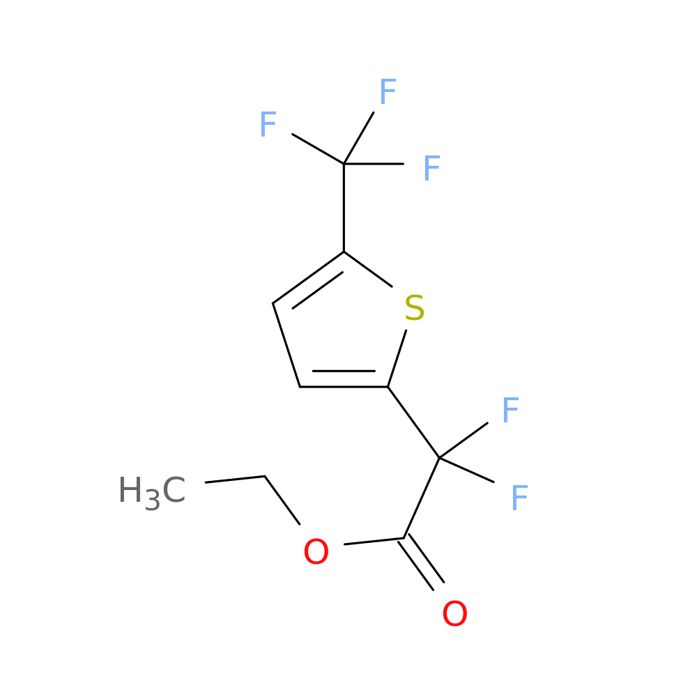 ethyl 2,2-difluoro-2-[5-(trifluoromethyl)thiophen-2-yl]acetate