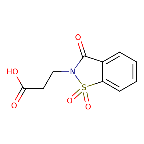 3-(1,1-Dioxido-3-oxo-1,2-benzisothiazol-2(3h)-yl)propanoic acid