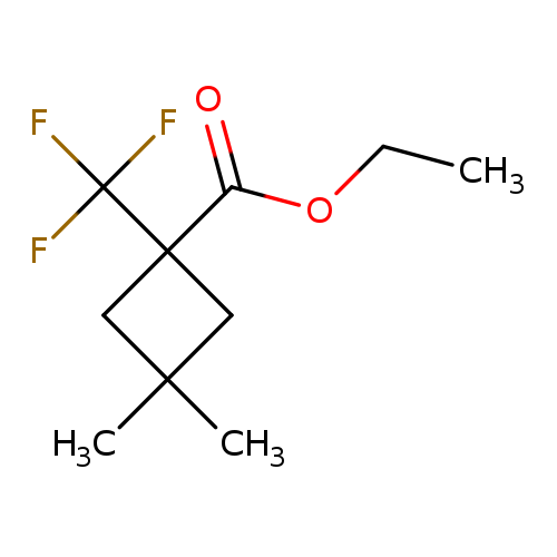 ethyl 3,3-dimethyl-1-(trifluoromethyl)cyclobutane-1-carboxylate