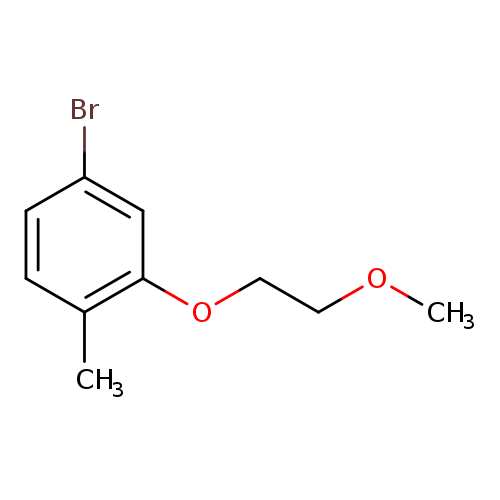 4-Bromo-2-(2-methoxyethoxy)-1-methylbenzene