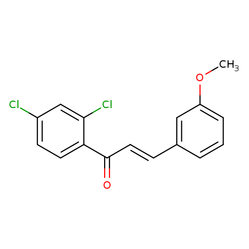 (2E)-1-(2,4-dichlorophenyl)-3-(3-methoxyphenyl)prop-2-en-1-one