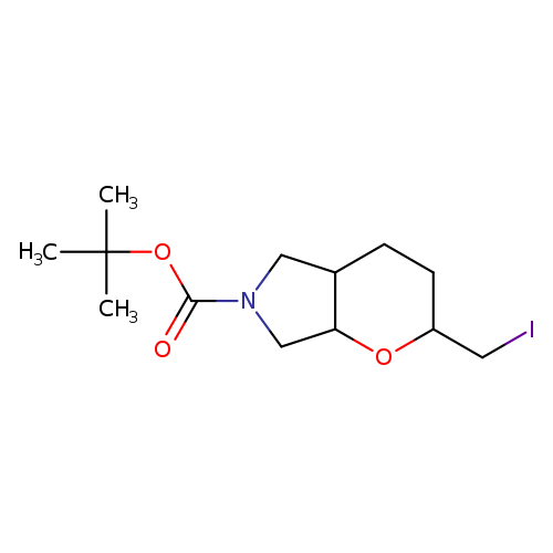 tert-butyl 2-(iodomethyl)-octahydropyrano[2,3-c]pyrrole-6-carboxylate, Mixture of diastereomers