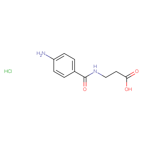 3-[(4-aminophenyl)formamido]propanoic acid hydrochloride