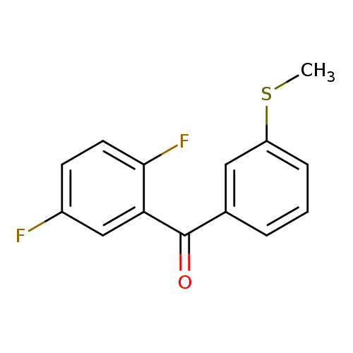 (2,5-difluorophenyl)[3-(methylsulfanyl)phenyl]methanone