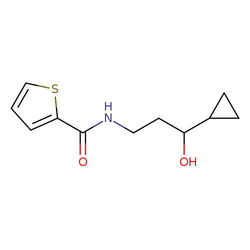 N-(3-cyclopropyl-3-hydroxypropyl)thiophene-2-carboxamide