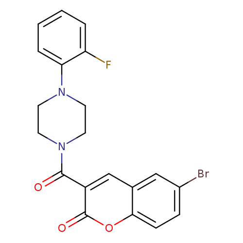 6-bromo-3-[4-(2-fluorophenyl)piperazine-1-carbonyl]-2H-chromen-2-one