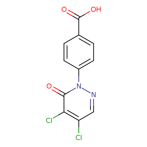 4-(4,5-dichloro-6-oxo-1,6-dihydropyridazin-1-yl)benzoic acid