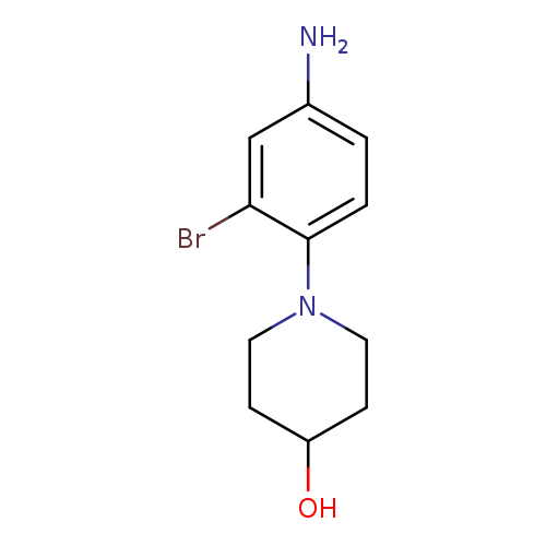 1-(4-Amino-2-bromophenyl)piperidin-4-ol