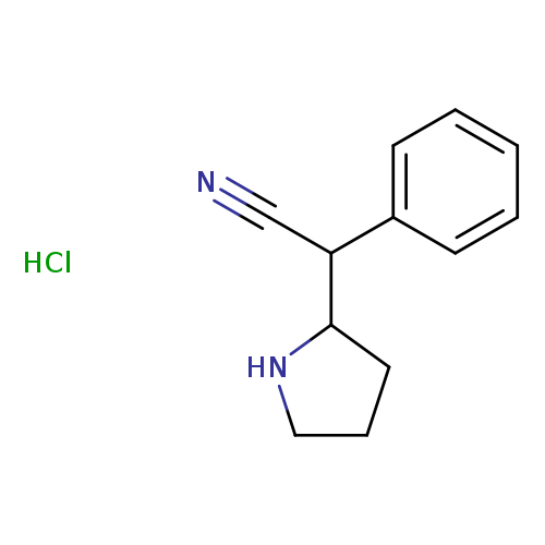 2-phenyl-2-(pyrrolidin-2-yl)acetonitrile hydrochloride