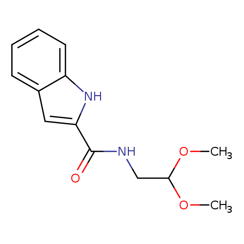 N-(2,2-dimethoxyethyl)-1H-indole-2-carboxamide
