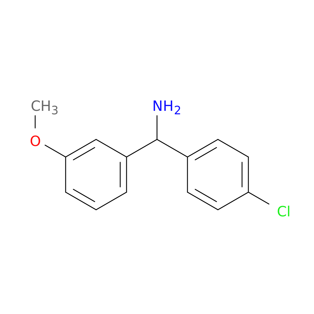 (4-Chlorophenyl)(3-methoxyphenyl)methanamine