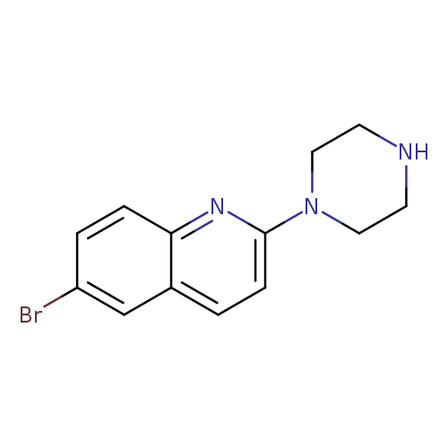 Quinoline, 6-bromo-2-(1-piperazinyl)-