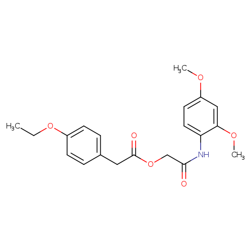 [(2,4-dimethoxyphenyl)carbamoyl]methyl 2-(4-ethoxyphenyl)acetate