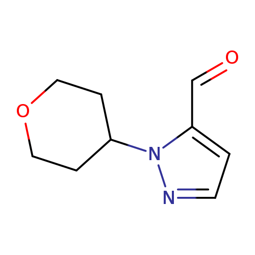 1-(oxan-4-yl)-1H-pyrazole-5-carbaldehyde