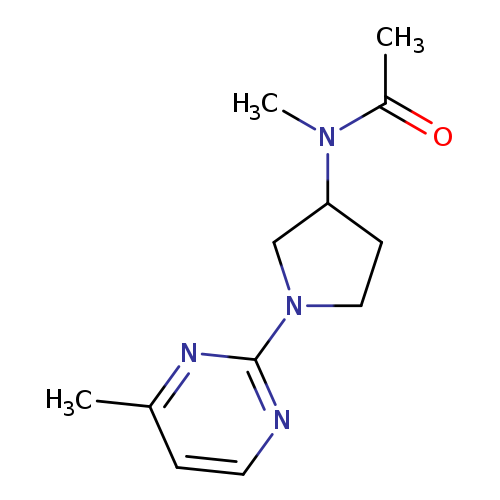 N-methyl-N-[1-(4-methylpyrimidin-2-yl)pyrrolidin-3-yl]acetamide