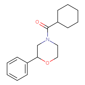 4-cyclohexanecarbonyl-2-phenylmorpholine