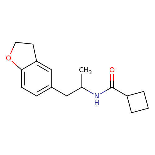 N-[1-(2,3-dihydro-1-benzofuran-5-yl)propan-2-yl]cyclobutanecarboxamide