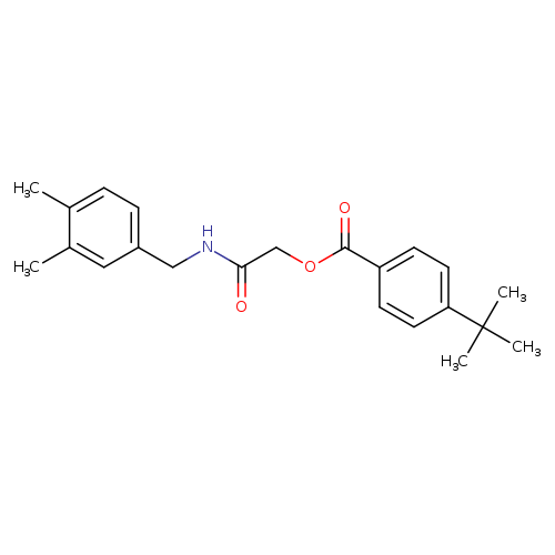 {[(3,4-dimethylphenyl)methyl]carbamoyl}methyl 4-tert-butylbenzoate