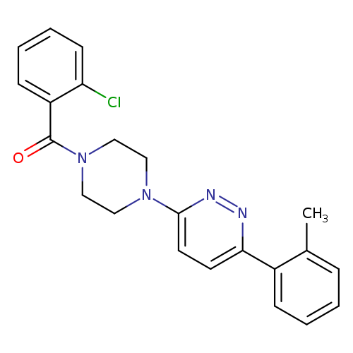 3-[4-(2-chlorobenzoyl)piperazin-1-yl]-6-(2-methylphenyl)pyridazine
