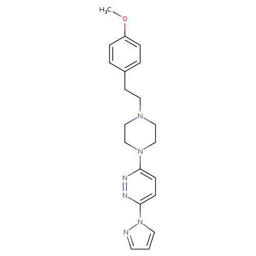 3-{4-[2-(4-methoxyphenyl)ethyl]piperazin-1-yl}-6-(1H-pyrazol-1-yl)pyridazine