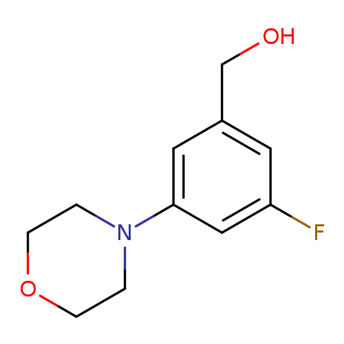 [3-fluoro-5-(morpholin-4-yl)phenyl]methanol