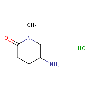 2-Piperidinone, 5-amino-1-methyl-, hydrochloride (1:1)