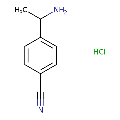 4-(1-aminoethyl)benzonitrile hydrochloride