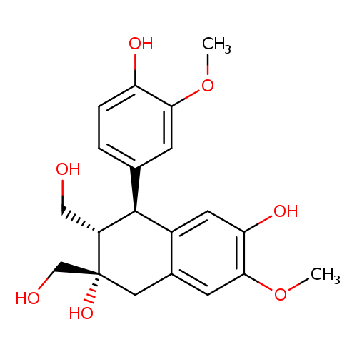 2,3-Naphthalenedimethanol, 1,2,3,4-tetrahydro-3,7-dihydroxy-1-(4-hydroxy-3-methoxyphenyl)-6-methoxy-, (1S,2S,3S)-