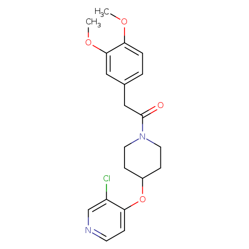 1-{4-[(3-chloropyridin-4-yl)oxy]piperidin-1-yl}-2-(3,4-dimethoxyphenyl)ethan-1-one