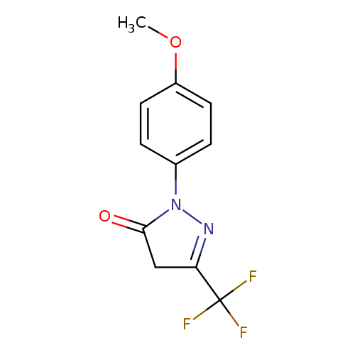 1-(4-Methoxyphenyl)-3-(trifluoromethyl)-4,5-dihydro-1h-pyrazol-5-one